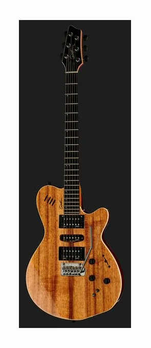 Godin xtSA Koa, curvas del cuerpo vistas desde arriba