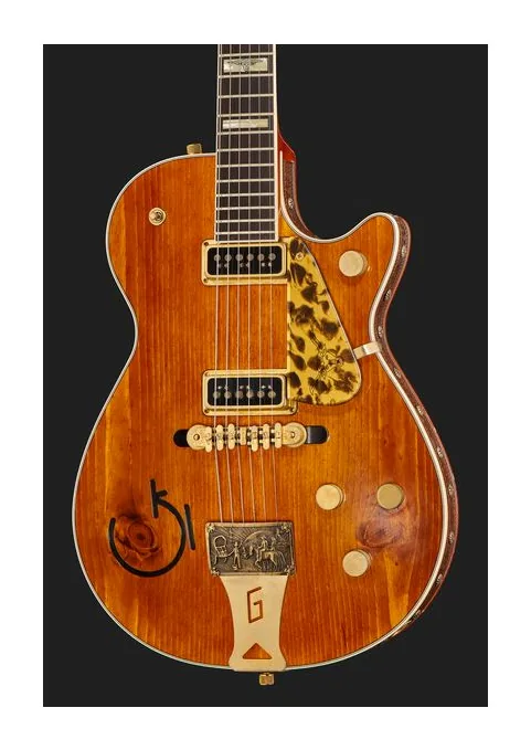 Gretsch 6130CS 55 DuoJet Western Relic, mástil y diapasón vistos de lado