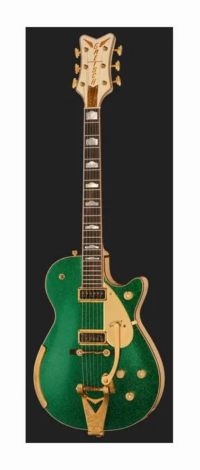 Gretsch 6134CST 55 Penguin LPB Relic, vista trasera del cuerpo