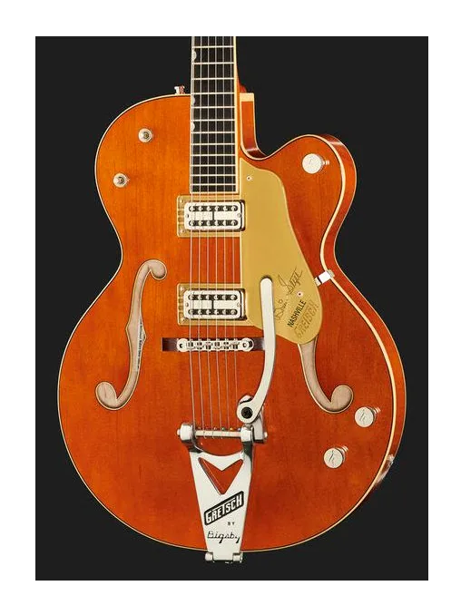 Gretsch Brian Setzer G6120T-BSNSH BK, curvas del cuerpo vistas desde arriba
