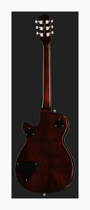 Gretsch EMTC Sparkle Jet FT SLV SPK, curvas del cuerpo vistas desde arriba