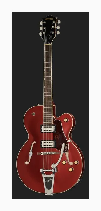 Gretsch G2420T STRML HLW SC BRNDWN, cuerpo y acabado en primer plano