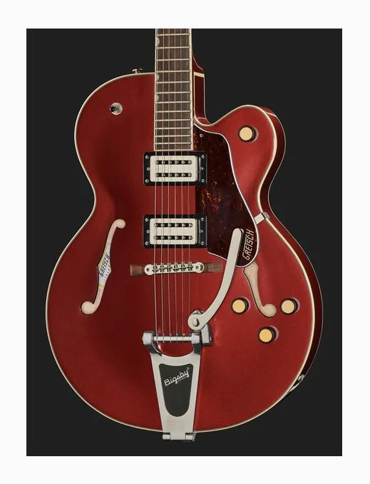 Gretsch G2420T STRML HLW SC BRNDWN, selector de pastillas y jack de salida