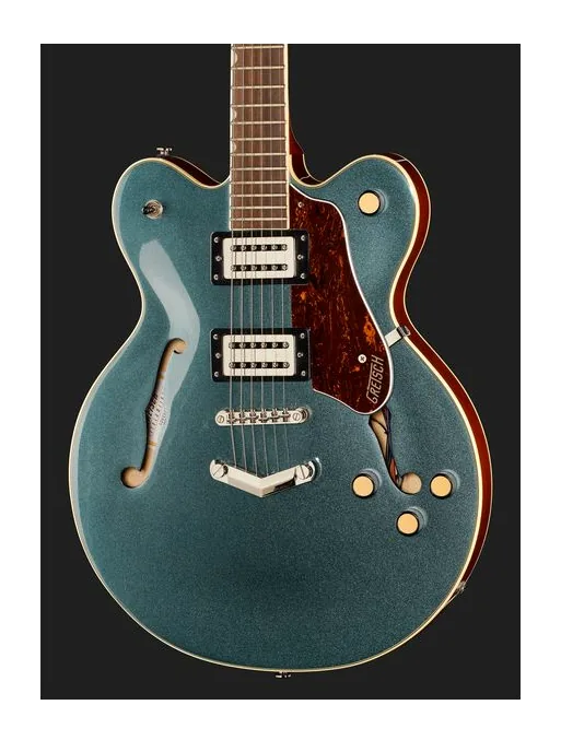 Gretsch G2622 STRML CB DC GNMTL, curvas del cuerpo vistas desde arriba