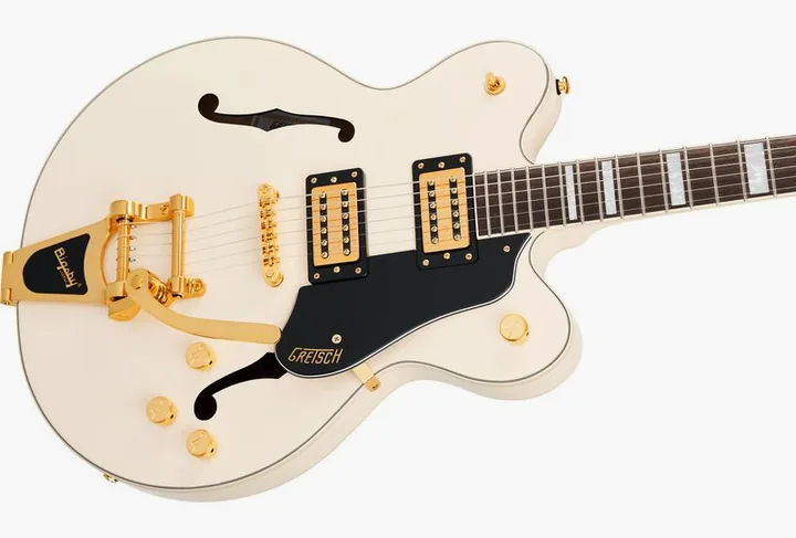 Gretsch G2622TG LTD Strml CB TG VWT, curvas del cuerpo vistas desde arriba