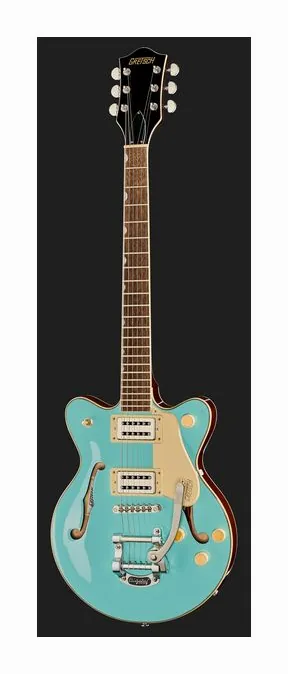 Gretsch G2655T STRML CB JR DC CDG, cejuela y primeras posiciones del diapasón