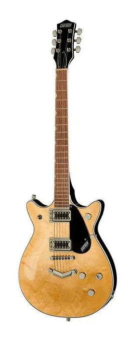 Gretsch G5222 EMTC D.Jet BT BLK encuadrado de frente sobre fondo neutro