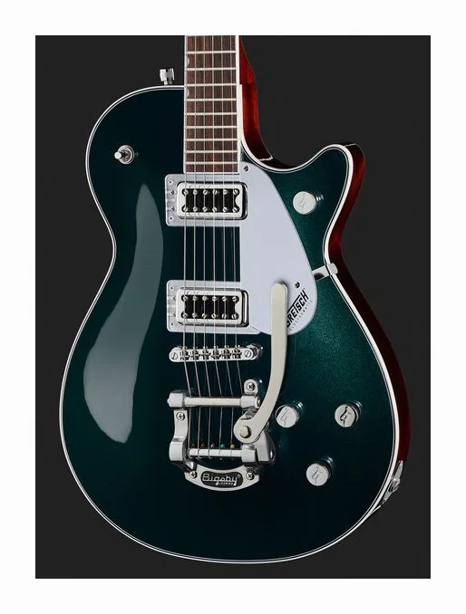 Gretsch G5230T Elmtc. Jet SC Bgsby CG, cejuela y primeras posiciones del diapasón
