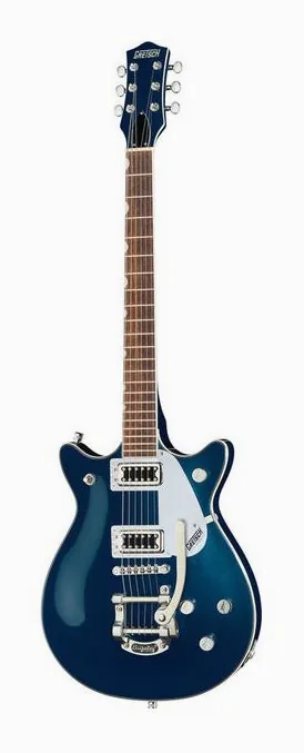 Gretsch G5232T Emtc DBL Jet FT MNS encuadrado de frente sobre fondo neutro