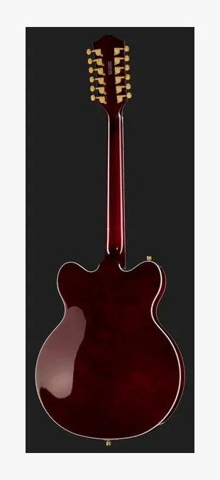 Gretsch G5422G-12 Electromatic WS, curvas del cuerpo vistas desde arriba
