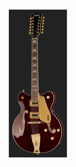 Gretsch G5422G-12 Electromatic WS, curvas del cuerpo vistas desde arriba