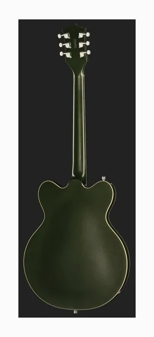Gretsch G5622 EMTC CB OLV MET, mástil y diapasón vistos de lado