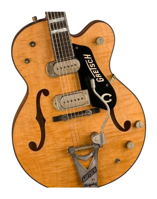 Gretsch G6120 59 Nash. LTD MB CH AN, mástil y diapasón vistos de lado