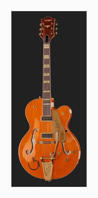 Gretsch G6120T-55VS Chet Atkins, mástil y diapasón vistos de lado