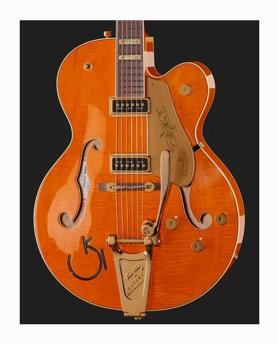 Gretsch G6120T-55VS Chet Atkins, cuerpo y acabado en primer plano