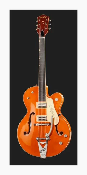 Gretsch G6120T-59VS Chet Atkins, cuerpo y acabado en primer plano
