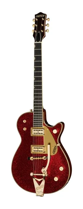 Gretsch G6129TG-59VS Sparkle Jet RD fotografiado de frente