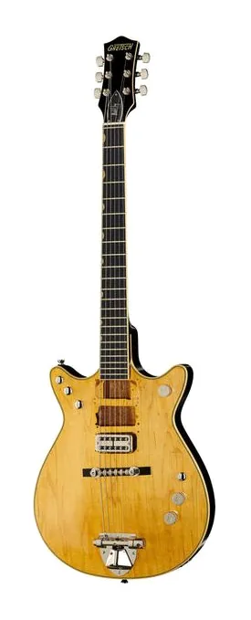 Gretsch G6131-MY Malcolm Young encuadrado de frente sobre fondo neutro