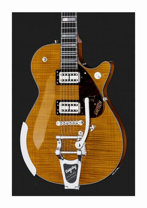 Gretsch G6134TFM-NH Nigel Hendroff AF, pala con clavijeros y logotipo