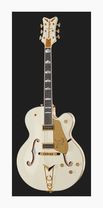 Gretsch G6136-55VS White Falcon, puente y clavijeros de afinación
