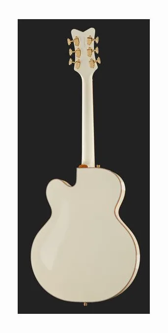 Gretsch G6136-55VS White Falcon, cuerpo y acabado en primer plano