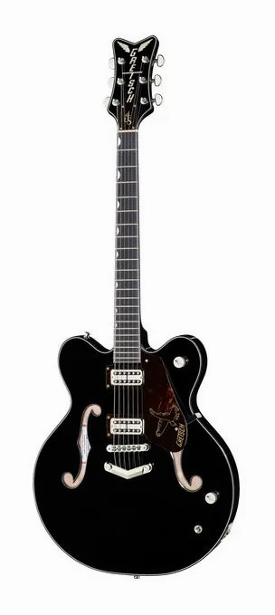 Gretsch G6636-RF Richard Fortus Black visto de frente