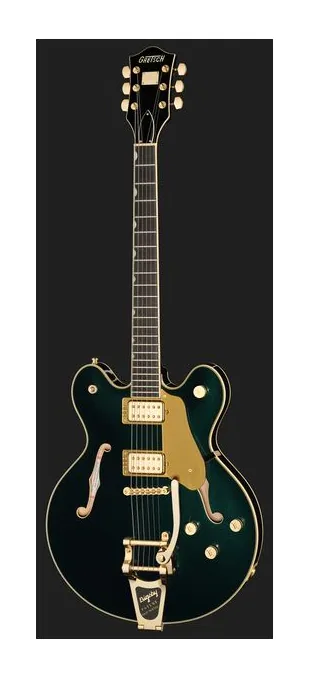Gretsch Pro Broadkaster JR LX BLKBRY, mástil y diapasón vistos de lado