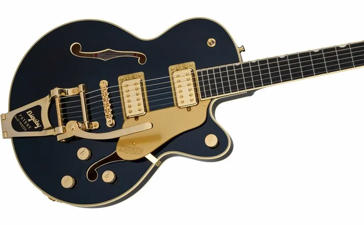 Gretsch Pro Broadkaster JR LX BLKBRY, vista trasera del cuerpo