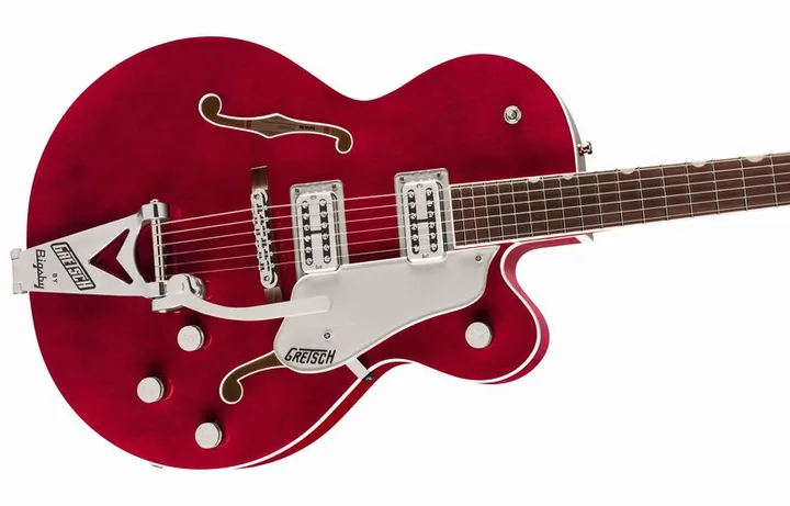 Gretsch Pro Tennessean Bigsby CHRY, pala con clavijeros y logotipo