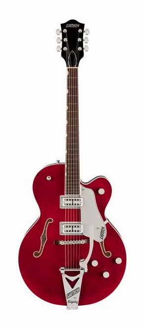 Gretsch Pro Tennessean Bigsby CHRY en primer plano frontal
