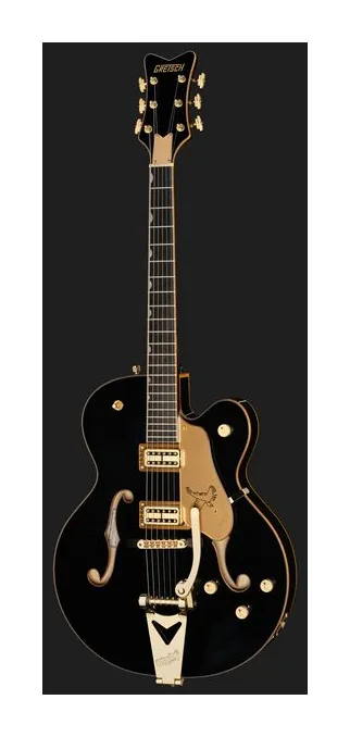 Gretsch Synchromatic Falcon BB Black, vista trasera del cuerpo
