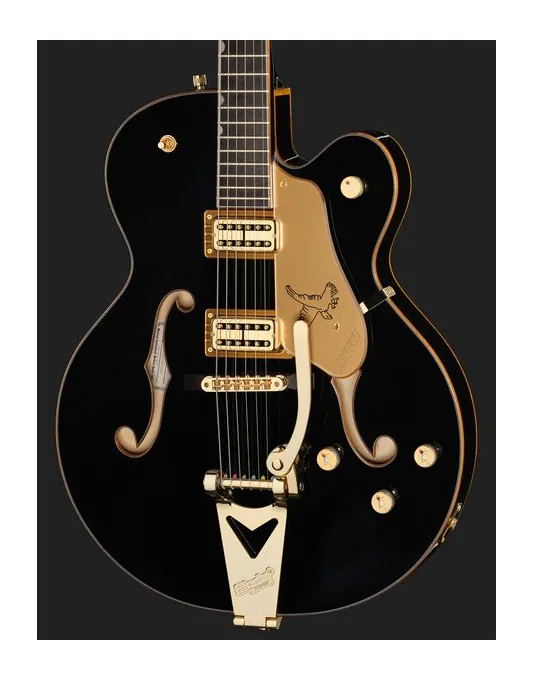 Gretsch Synchromatic Falcon BB Black, selector de pastillas y jack de salida