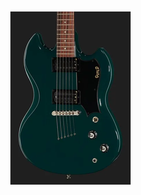 Guild Polara Blue Steel, mástil y diapasón vistos de lado