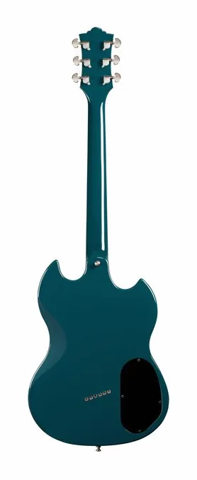 Guild Polara LH Blue Steel, mástil y diapasón vistos de lado