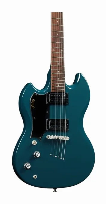 Guild Polara LH Blue Steel, vista trasera del cuerpo