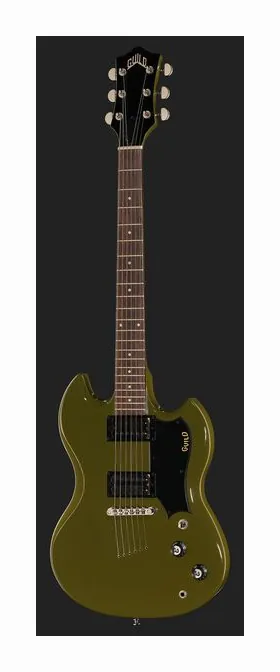 Guild Polara Phantom Green, pastillas y mandos de control