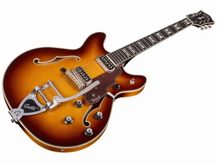 Guild Starfire Custom DC GVT BM, puente y clavijeros de afinación