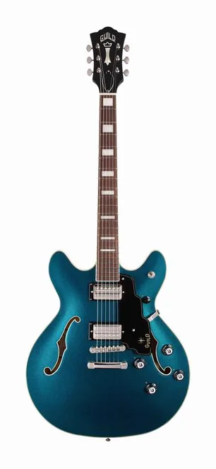 Guild Starfire Deluxe DC GVT CH, cejuela y primeras posiciones del diapasón