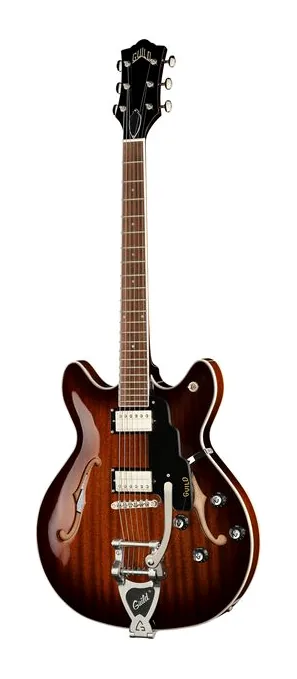 Guild Starfire I Jet 90 Gold Top visto de frente