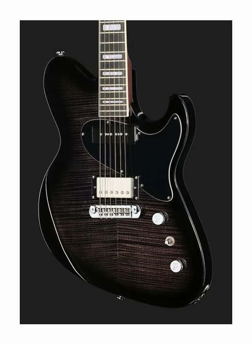 Hagstrom Adina Dark Storm, cejuela y primeras posiciones del diapasón