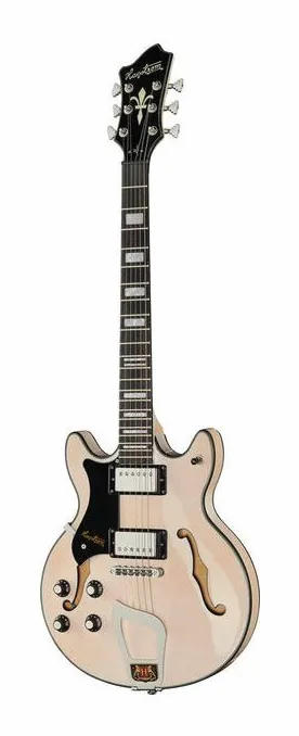 Hagstrom Alvar LH Swedish Frost visto de frente