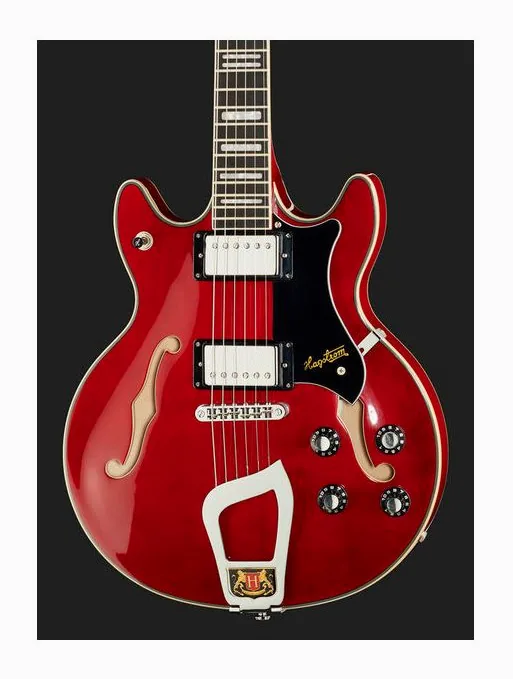 Hagstrom Alvar WCT, curvas del cuerpo vistas desde arriba