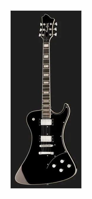 Hagstrom Fantomen Black, perfil lateral del cuerpo