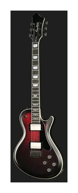 Hagstrom Krona BBD, mástil y diapasón vistos de lado