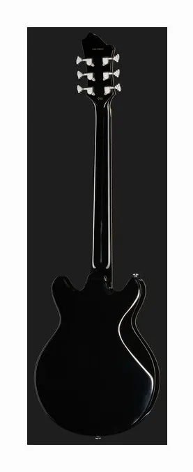 Hagstrom Megin Black Gloss, puente y clavijeros de afinación