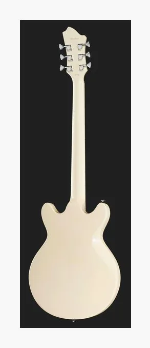 Hagstrom Megin Creme, puente y clavijeros de afinación