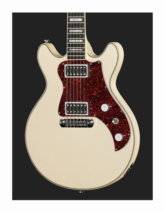 Hagstrom Megin Creme, selector de pastillas y jack de salida