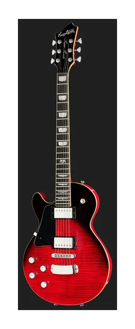 Hagstrom Super Swede Dark Storm, perfil lateral del cuerpo