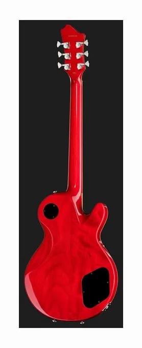 Hagstrom Super Swede Dark Storm, curvas del cuerpo vistas desde arriba