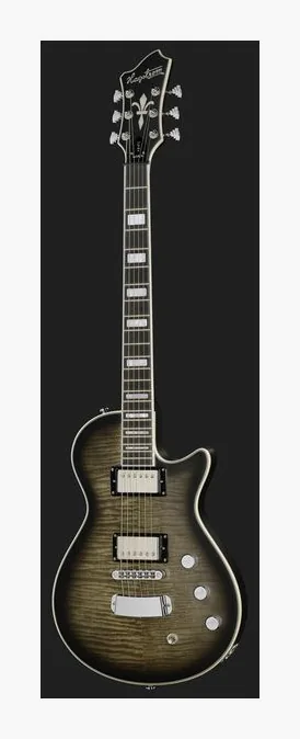 Hagstrom Ultra Max Cosmic Blackburst, vista trasera del cuerpo